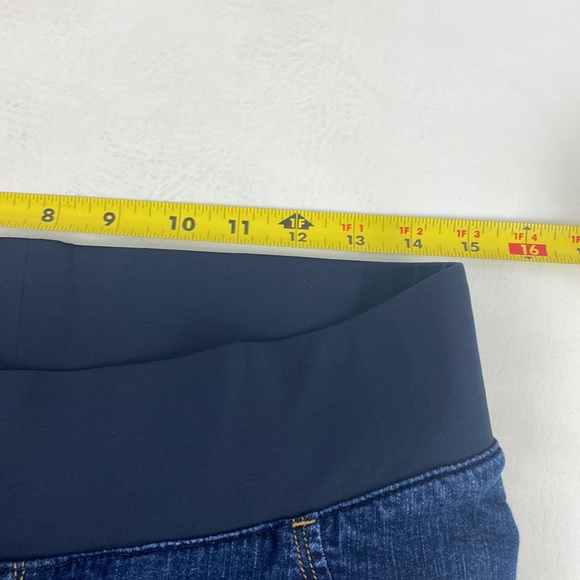 Old Navy Maternity Jeans The Rock Star Demi Boot Low Panel Denim  Women’s Size 6 - Picture 8 of 9